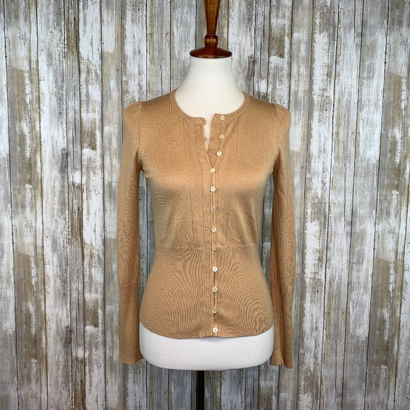 Anthropologie Sweaters - Anthro Monogram HWR Silk/Cashmere Cardigan Sz S